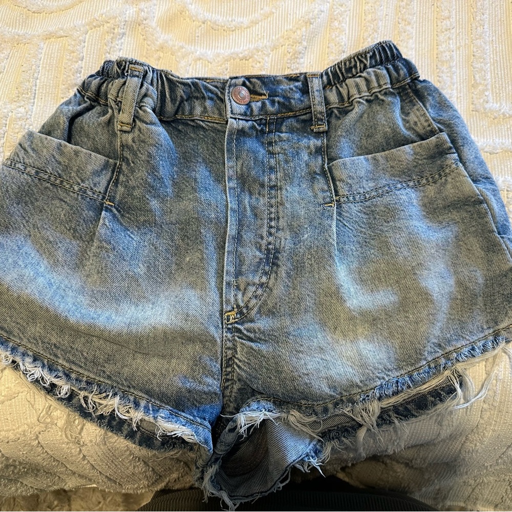 Free people elastic band shorts